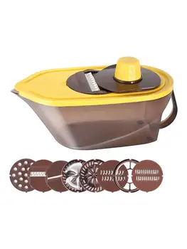 

12PCS/Set Multi-function Vegetable Cutter Potato Manual Shredder Slicer Home Kitchen Carrot Wire Grater