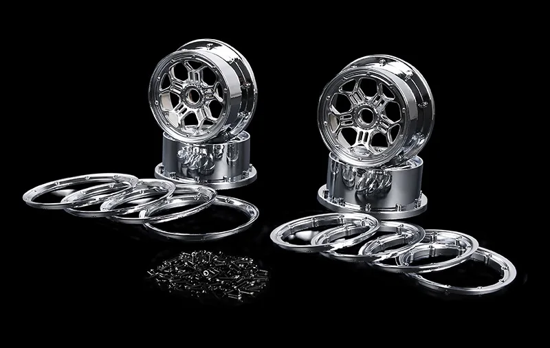 Chrome Wheel Hub for 1/5 Scale LOSI 5IVE-T Rovan LT