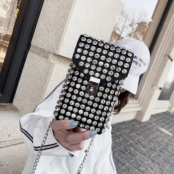 

Rhinestone Women Shoulder Bags 2020 New Luxury Lady Crossbody Bag Detachable Chain Belt Bags Diamond Purse Bolsa Feminina Pocket