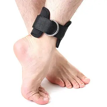 1 Paar Enkelbandjes D Ring Oefeningen Protector Voor Fitness Been Dij Katrol Lifting HB88