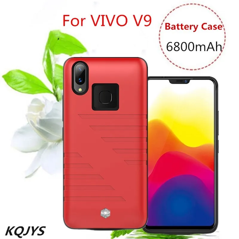 KQJYS 6800 мАч Внешний аккумулятор внешний аккумулятор чехол для VIVO V9 внешний аккумулятор чехол для VIVO V9 чехол для аккумулятора Портативный чехол для зарядного устройства