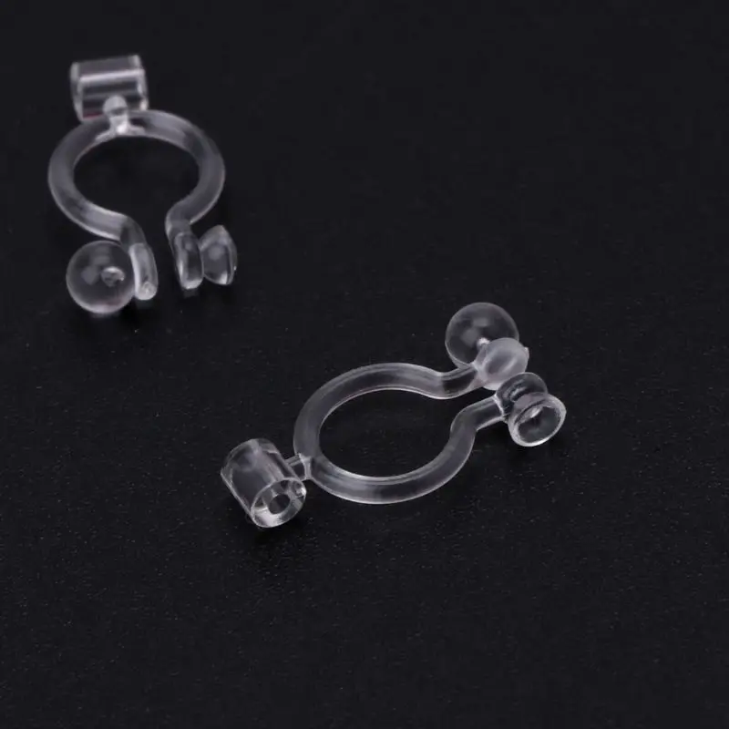 

20Pcs Invisible Clip-on Earring Converters for Non Pierced Ears Jewelry Findings