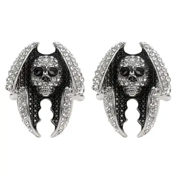 

2pcs Retro Funny Rings Skull Rings Creative Rings Skull Finger Rings Halloween Decoration Ring