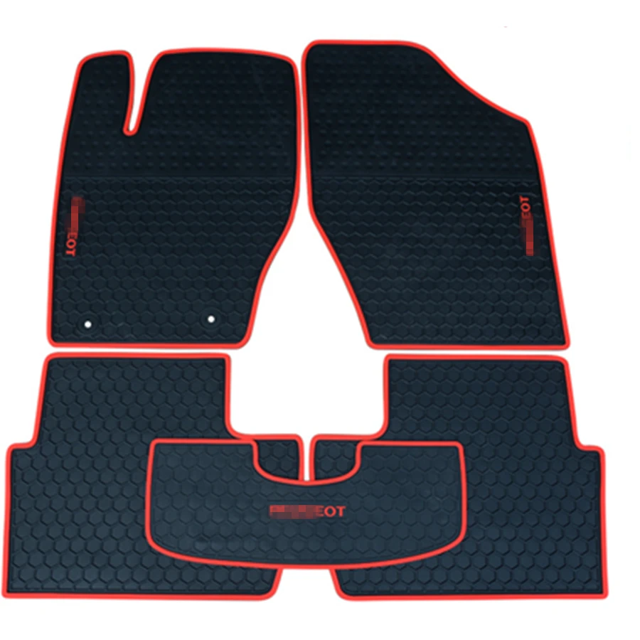 

YJ99 For Peugeot 308 2012-2018 2019 High Quality Waterproof Anti Skip Latex Durable Carpets Special Rubber Car Floor Mats