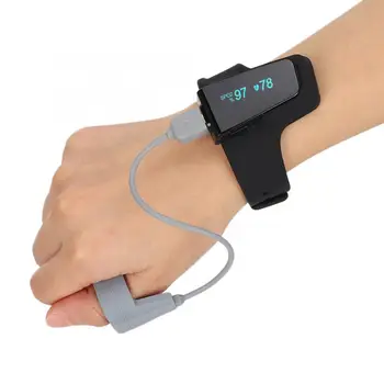 

Household Wrist Pulse Oximeter Blood Oxygen Saturation Meter SPO2 Heart Rate Sleep Monitor Health Care
