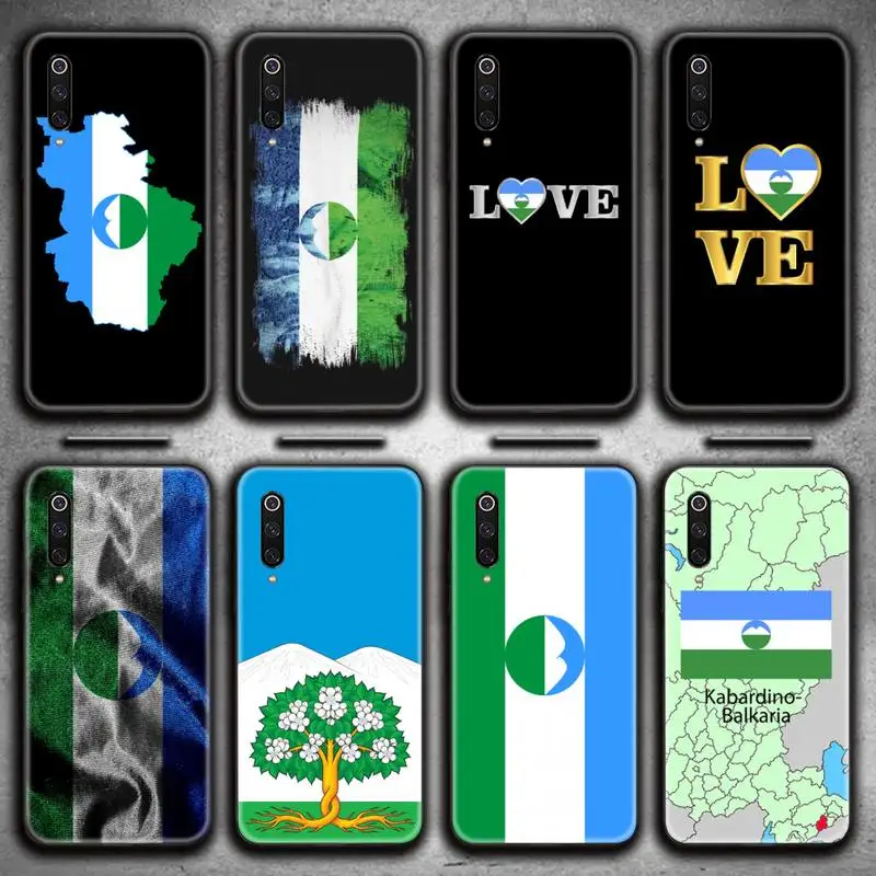 Kabardino Balkar Flag Phone Case for Xiaomi Mi Note 10 Lite 9T Pro xiaomi CC9 | Мобильные телефоны и аксессуары