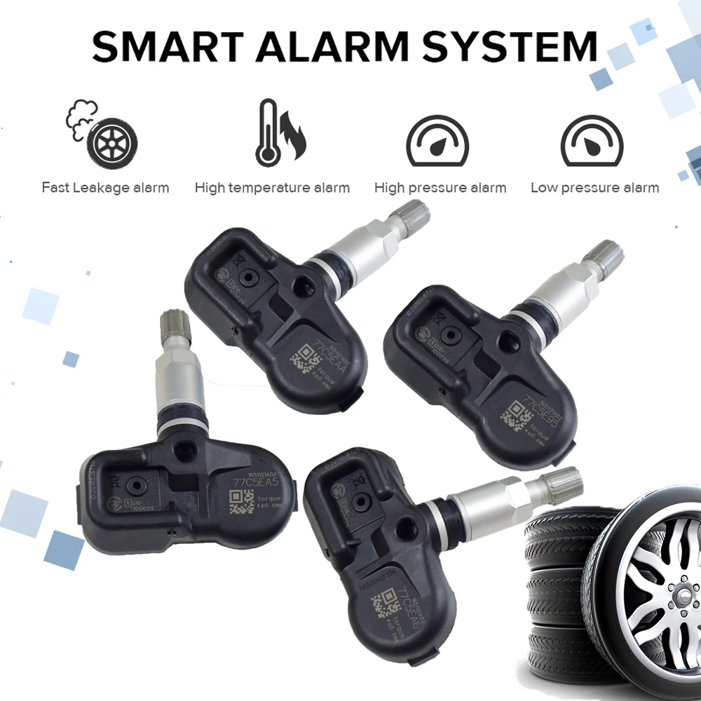 4 шт. датчик давления в шинах (TPMS) 42607-33021 315 МГц для Toyota Corolla RAV4 Yaris Lexus CT200h RX450h |