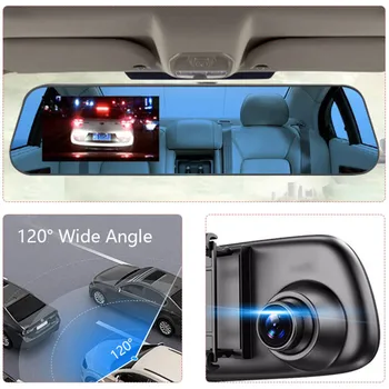 

New Car DVR Camera HD 1080P Single record 4" Digital Video Mirror Recorder 120 Degree Wide Angle Car Dash Cam Registrar For Car