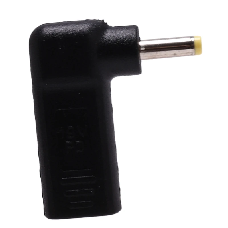 USB 3 1 Type C к DC 19V 4 0x1 7 мм адаптер PD эмулятор триггер 90 градусов угловой для