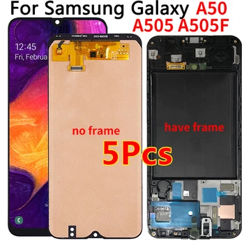 

5Pcs 6.4" incell TFT original For Samsung galaxy A50 LCD A505F/DS A505F A505FD A505A A505F LCD Display Touch Screen Digitizer