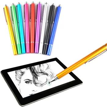 

batch capacitive stylus universal touch screen conductive pen Sucker microfiber handwriting for Tablet PC smart phone