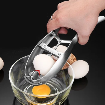 

Stainless Steel Raw Egg Opener Egg Scissors Separator Kitchen Tool