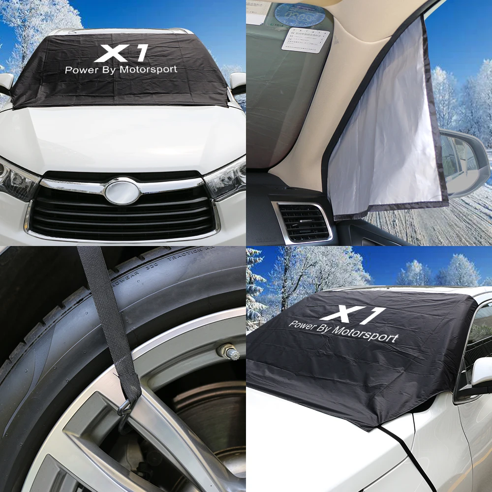 Car Windshield Snow Block Cover Accessories For BMW X3 F25 G01 X4 F26 G02 X5 E70 F15 G05 X6 E71 F16 G06 X1 E84 F48 X2 F39 X7 G07