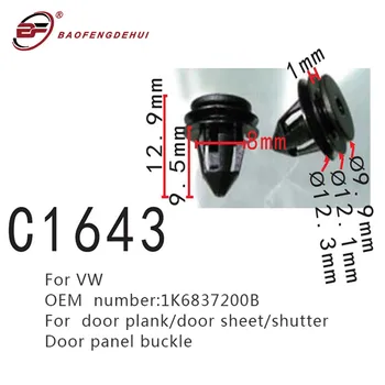

Shutter Door Panel Buckle Car Clips For Volkswagen 1K6837200B Vehicle Interior Positioner Door Plank/door Sheet