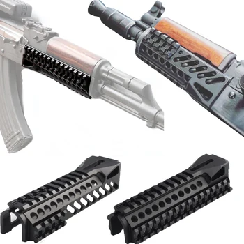 

Tactical Multi-function Side Picatinny Rail Scope Mount AK47 AK74 Handguard for Hunting Airsoft AEG Airsoft GBB Rifle Accessory