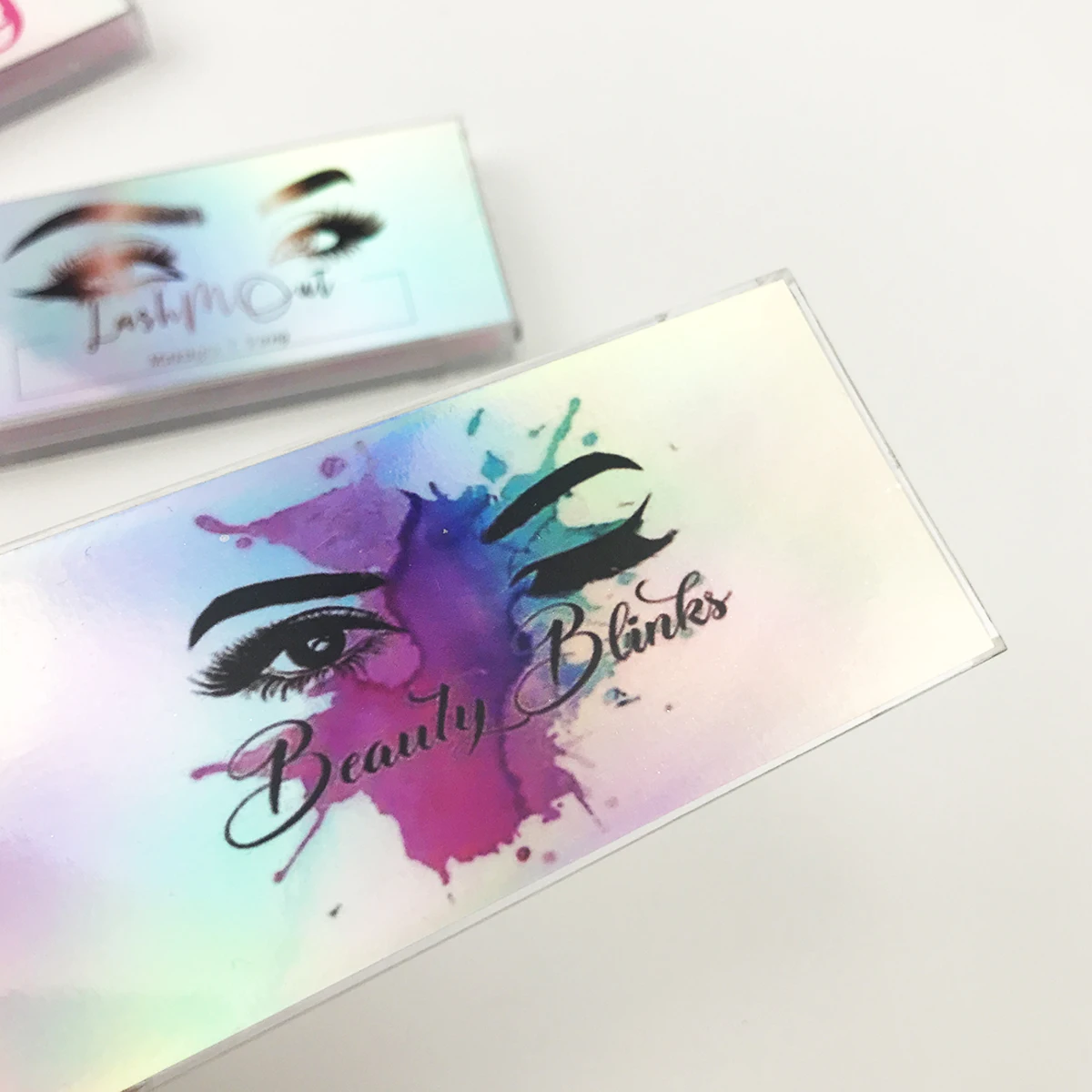 wholesale 3d mink lashes case eyelash packaging box lash boxes packaging custom logo plastic sliding clear custom lash boxes