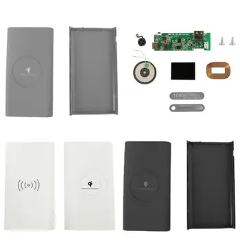 

1PC Power Bank Case DIY Qi Wireless Power Bank Charger No Box box Battery For Phones USB Dual Case External Battery A1L1