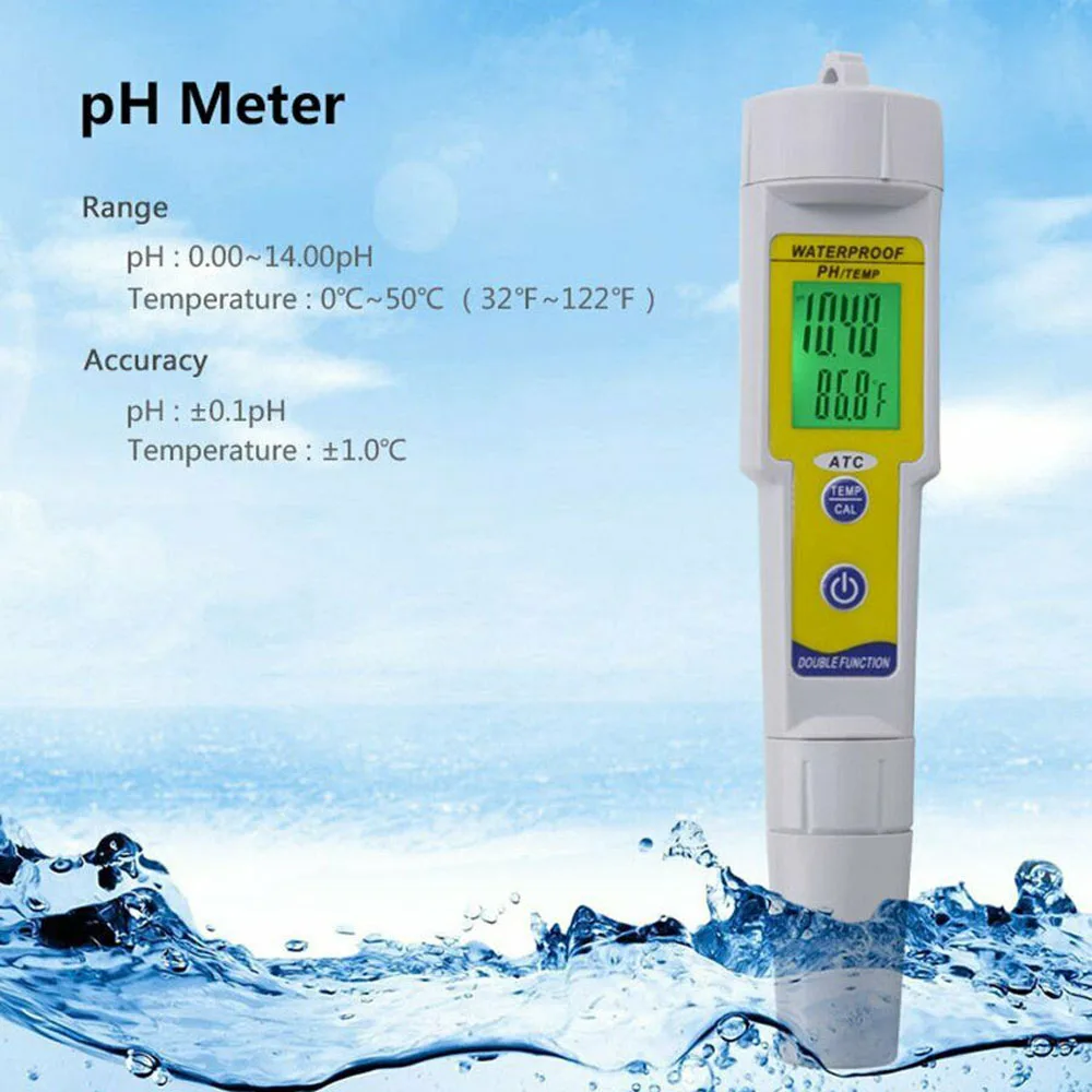 

Auto Calibration Digital PH Meter Tester Pen Hydroponic Aquarium Pool Water