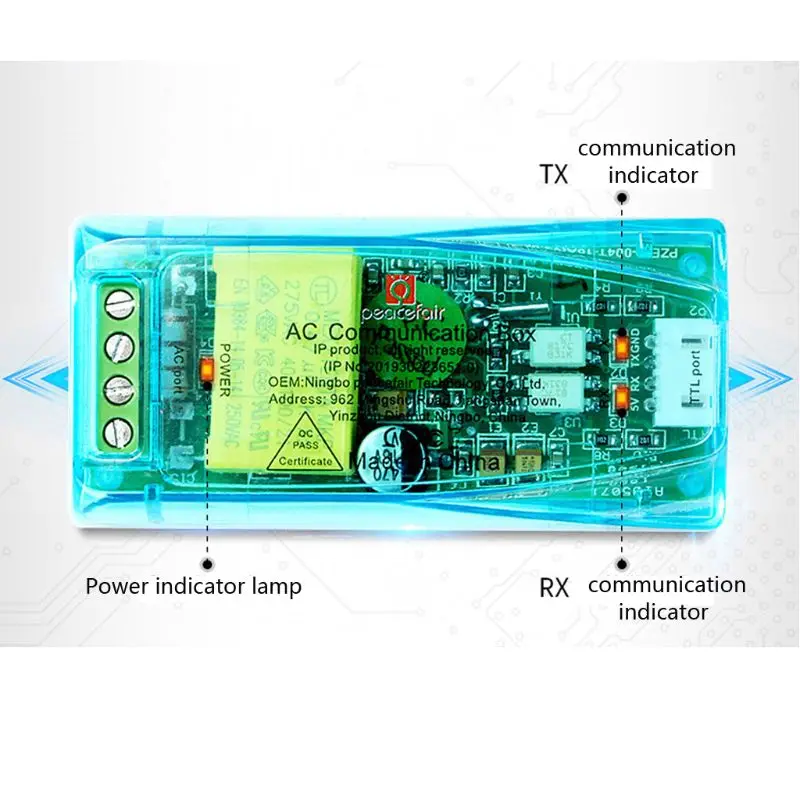 Module de Communication TTL modbus-rtu AC monophasé 100A, nouvelle Version 2022 PZEM-004T, 3.0