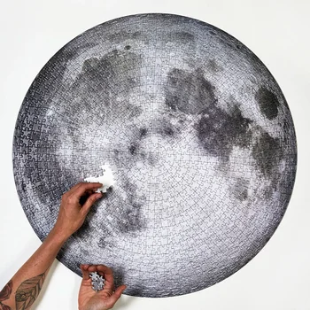 

The Moon Puzzle 1000 Pieces Jigsaw Puzzle Toys Educational Gifts The Earth and Moon Jigsaw Puzzles Difficult for Adult