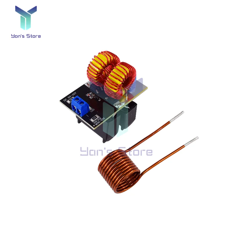 Induction Heater DV 5V-12V 120W Mini ZVS Induction Heating Board Flyback Driver DIY Cooker Ignition Coil