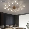 QIYIMEI Modern Ceiling Lights LED Luster Indoor Lighting For Bedroom Hall Living Kids Room Acrylic Lamps Fixture Frame 175-260V ► Photo 3/6