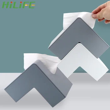 

HILIFE Creative Double-Sided Paper Tray Tissue Box Opening On Both Sides Napkin Case for Bathroom Home Decor Home Supplies