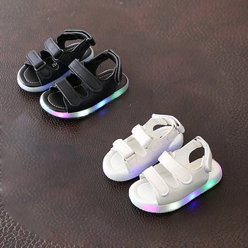 

Summer Velcro Children Sandals Summer Non-Slip First Walkers Infant Kids Baby Girls Beach Sneaker Sandals Casual Shoes
