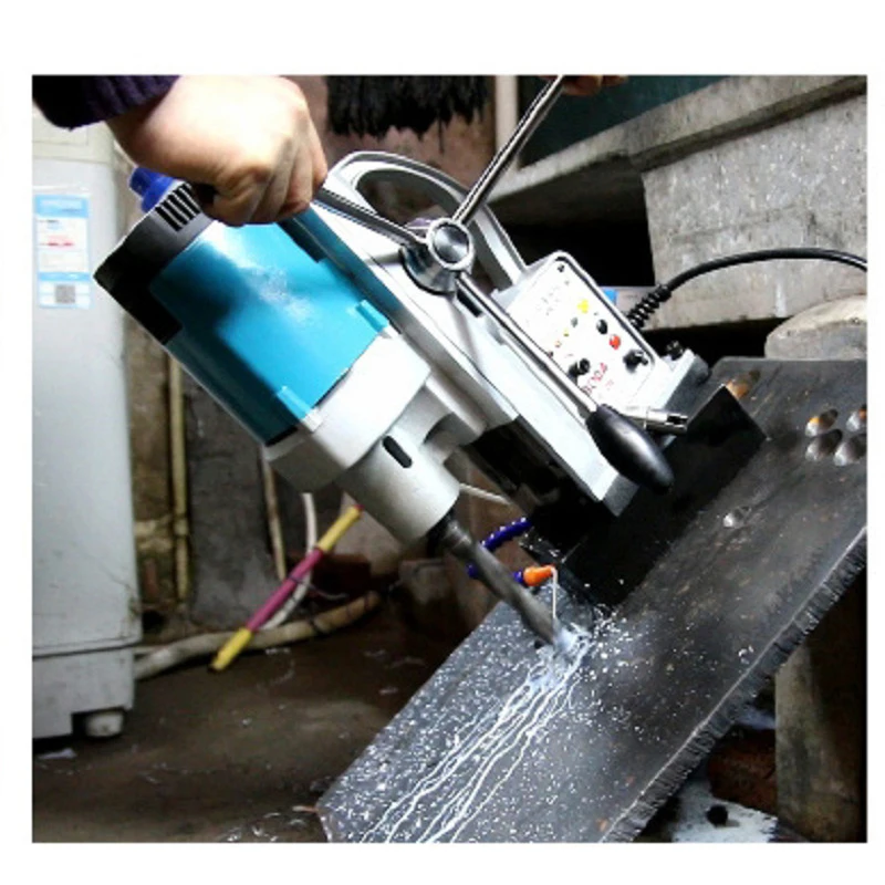 XJC01-28 Magnetic Base drilling machine 1600W Industrial Grade Core Drill Vertical Magnetic Drilling Rig Portable 6
