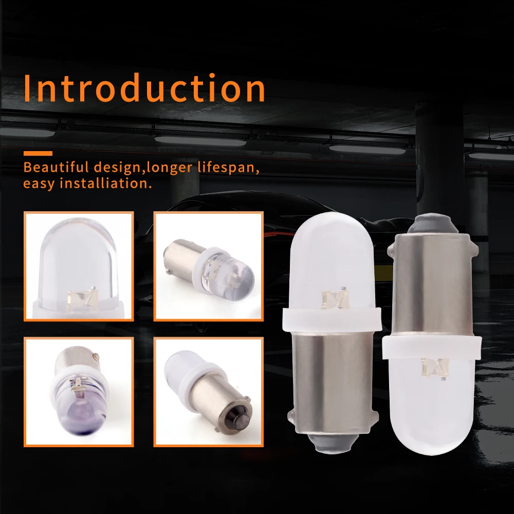 10pc 6V 6.3V AC DC ؼ BA9S T4W T11 LED  53 57 1895 1891 64111 ɺ   ̽   ȭƮ
