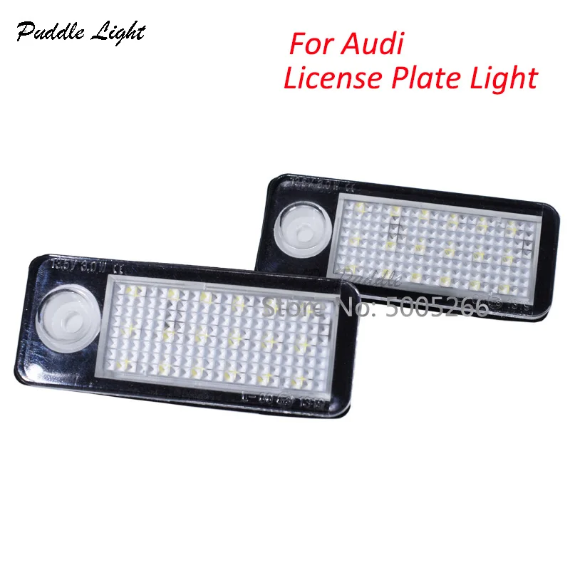 

LED Car License Plate Lights For Audi A6 C5 4B Avant Wagon 1998-2005 Turn Signal white Light
