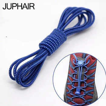 

1 Pair Round Fashion Elastic Rubber Adjustable Shoelaces Fashion Lazy Shoelace Strings Colored Shoe Laces Boy Men Women Children