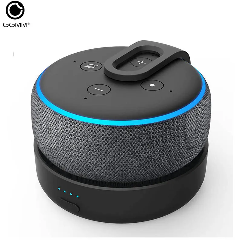 Online Base de batería de carga portátil Original GGMM para Amazon Echo Dot 3rd Gen Mini altavoz inalámbrico Bluetooth para Alexa Con 8 horas