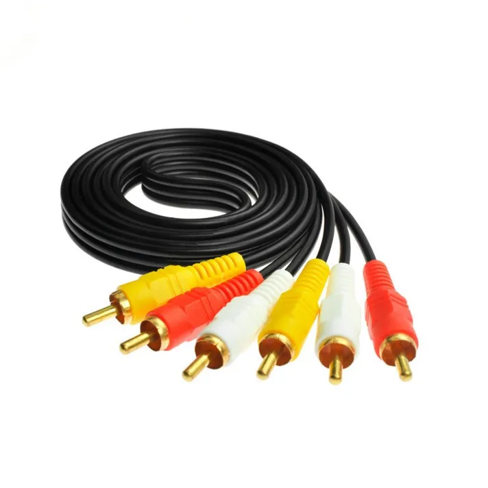 

Quality Assurance 20 M Origional Product 3-on-3 Lotus Three on Three Audio Cable Computer Connection Television Audio Cable