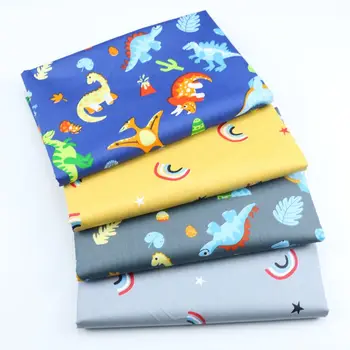 

160cm*50cm dinosaur baby kids Cotton Fabric Printed Cloth Sewing Quilting bedding apparel dress diy patchwork fabric