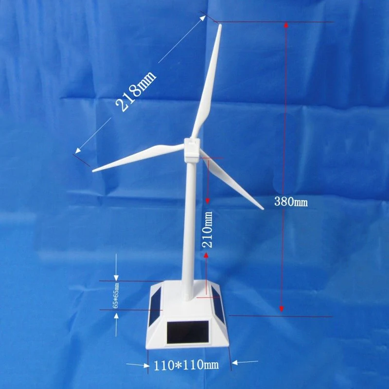 Пластиковая модель-Солнечная ветряная мельница ветряная турбина Настольный Декор научная игрушка Новинка