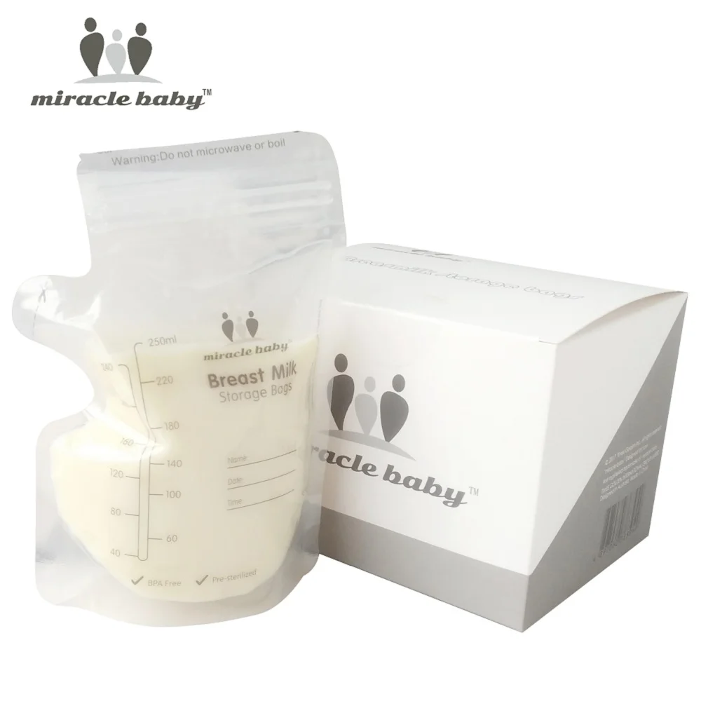 

60pcs Breast Milk Freezer Bag Breast Milk Bag Storage Baby Food Storage Milk Freezer Baby Safe Bags For Mother Breast Feeding