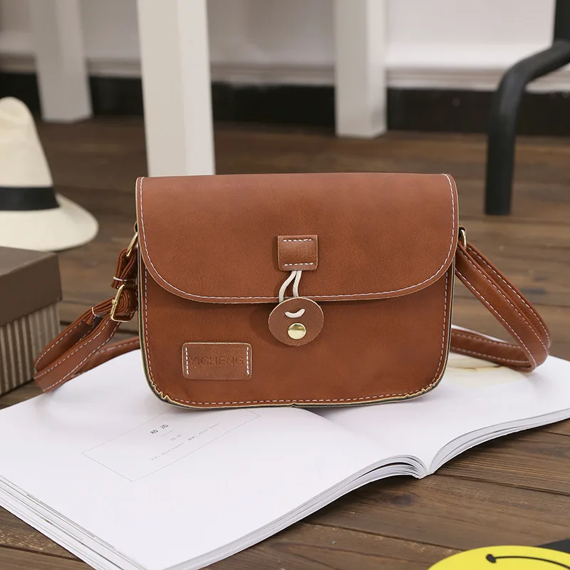 

New Style Korean-style Women's Envelope Bag Pu Color Briefbag Square Sling Bag Women's Casual Shoulder Oblique Bag WOMEN'S Bag