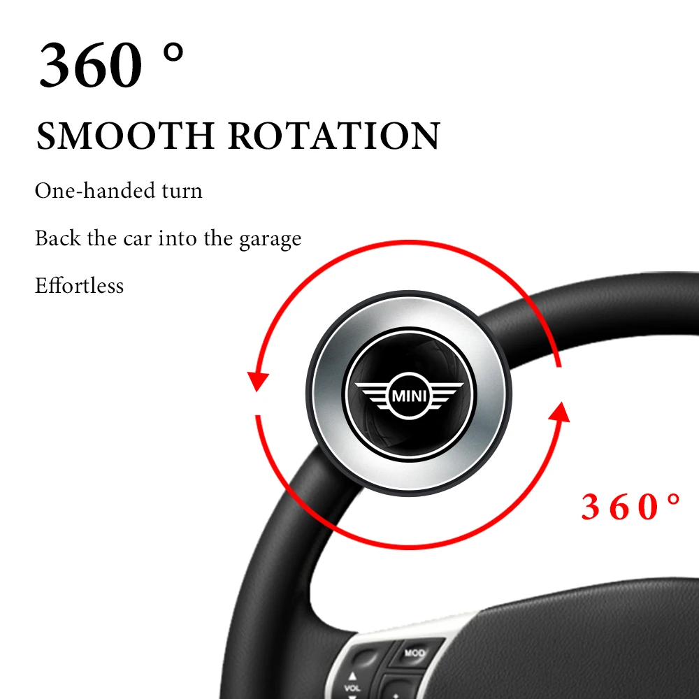 

Car Steering Wheel Knob Ball Spinner Handle Ball Booster Wheel Exterior Accessories For Mini Cooper F54 F56 F60 R60 Car Stlying