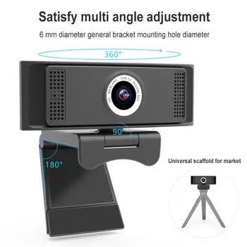 

HD 1080P Webcam Rotatable Auto Focus Built-in Double Microphone Video Call Webcam Computer Peripherals Web Camera For PC Laptop