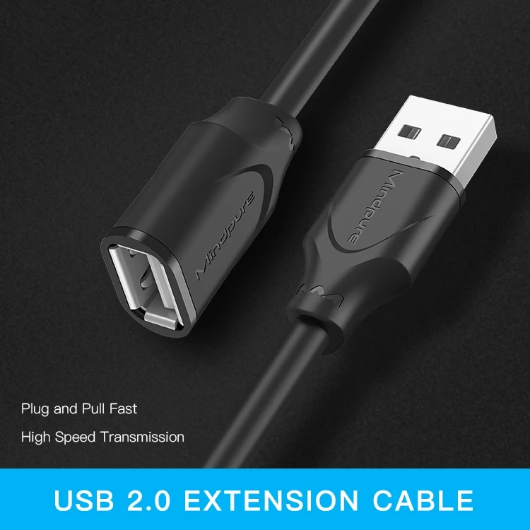 

1pcs USB 2.0 Cable Super Speed USB2.0 Extension Cable Male to Female 1m 2m 5m 10m USB PC MOUSEData Sync Transfer Extender Cable