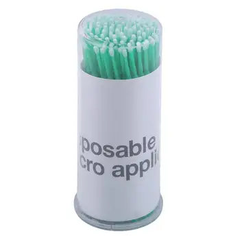 

300pcs Disposable Brushes Cotton Swabs Tattoo Disposable Eyelash Extension Individual Applicator Micro Brushes Eyelash Tools