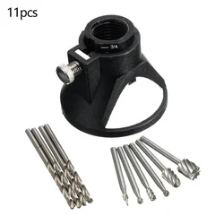 Guide de coupe rotatif multi outils Hss routeur mèches fixation petit meulage électrique papier de verre combinaison accessoires 