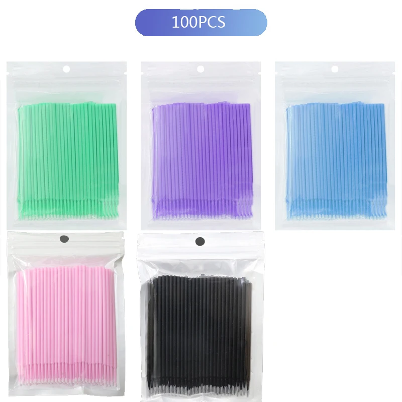 Best Price Extension-Brushes Makeup-Tools-Kit Mascara-Swab Applicator Eyelash Wands Disposable 100pcs/wholesale 33mj6W9jk1J