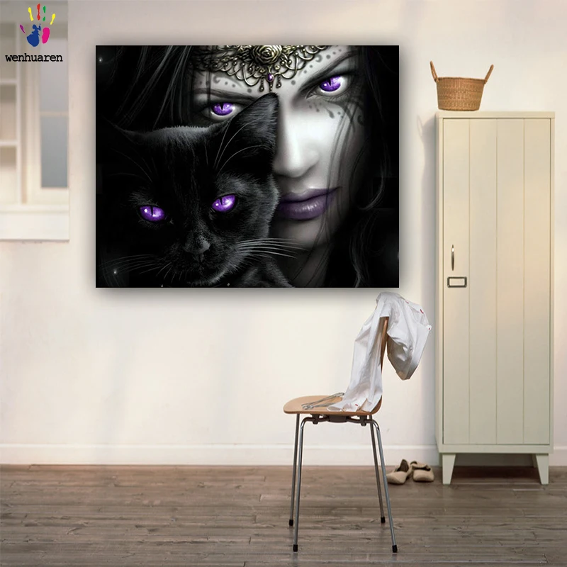 

DIY colorings pictures by numbers with colors Cartoon figure painting picture drawing painting by numbers framed Home
