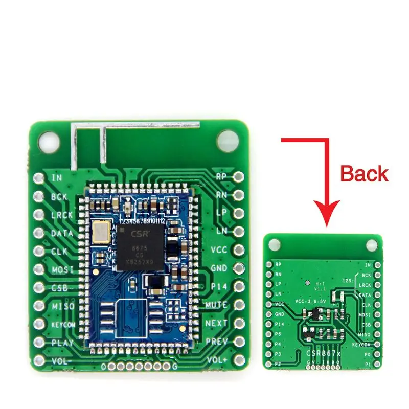 CSR8675 APTX-HD Lossless Bluetooth Amplificatore Audio Modulo Ricevitore a Bordo con Battiscopa