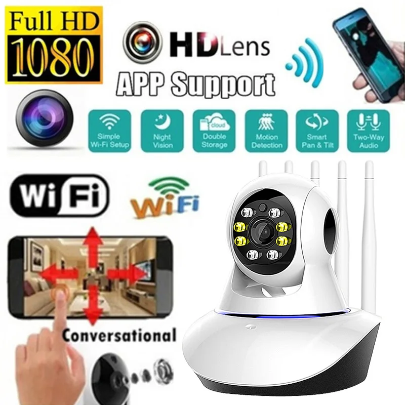 

1080p wireless WiFi IP camera indoor CCTV security Surveillance network video system audio Night Vision Network Camera