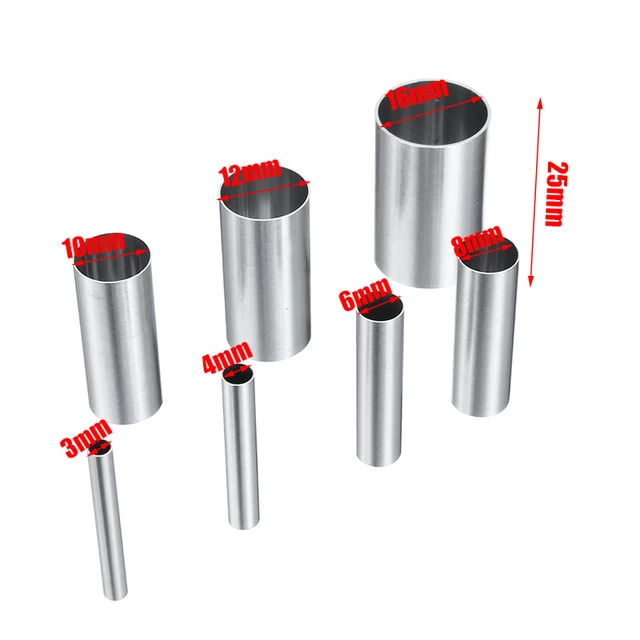 7ピース/ロットステンレス鋼陶器粘土カッターツール小さなラウンド金型