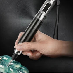 Stylo de gravure électrique Rechargeable sans fil, 1500 – 2000 tr/min, Mini outil de gravure sur bois Portable 