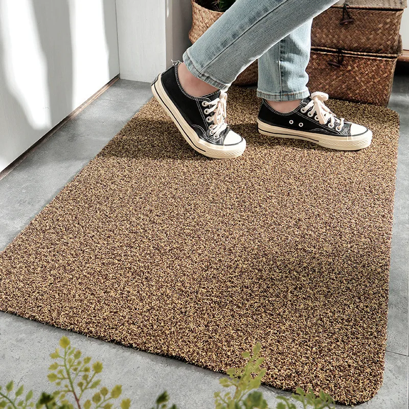 Scrape Door Mats Outdoor Indoor Dirt Trapper Mat Dust Proof Anti Slip Doorway Doormat for Entrance Front Floor Entry | Дом и сад